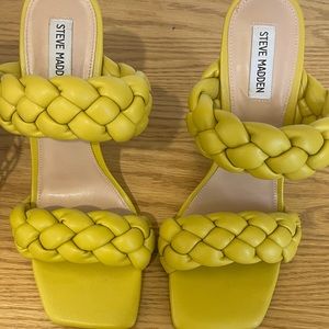 Steve Madden size 11 neon sandals